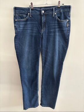 Silver Jeans Women's Dark Blue Skinny Stretch Jeans